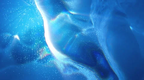 Blue caustics abstract background. Loop. Stock Footage 44561293