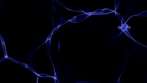Blue Caustics, and 4k seamless loop animation Stock Footage 302324358