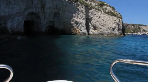 Blue Caves Stock Footage 36184202
