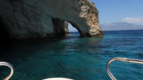 Blue Caves Stock Footage 36184564