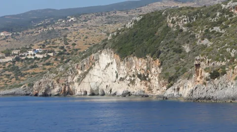 Blue Caves Stock Footage 36184655