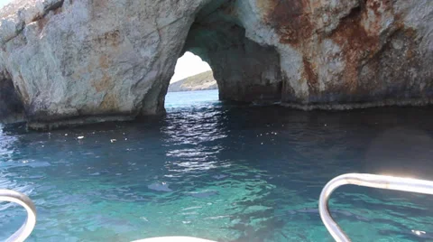 Blue Caves Stock Footage 36184683