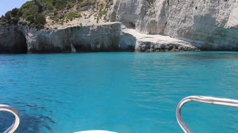 Blue Caves Stock Footage 36184793