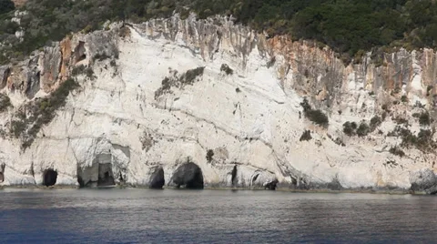Blue Caves Stock Footage 36184868