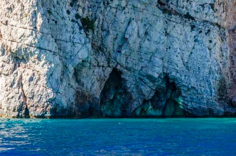 BLUE CAVES Stock Photos