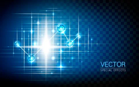 Blue celestial background Stock Illustration