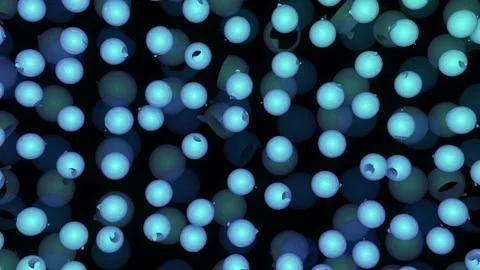 Blue cells High quality 4k footage Stock Footage 252459822