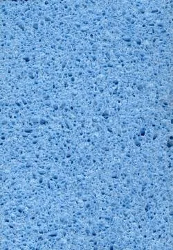 Blue cellulose sponge Stock Photos