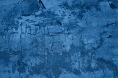 Blue cement plaster pattern for texture or background Stock Photos