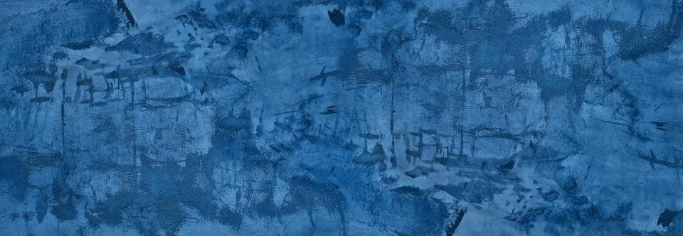 Blue cement plaster pattern for texture or background Stock Photos