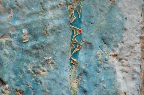 Blue ceramic Foto stock