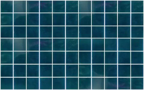 Blue ceramic tile background. Old vintage ceramic tiles in blue to decorate the Stock Photos