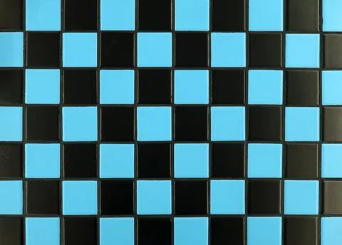 Blue ceramic tile background. Old vintage ceramic tiles in blue to decorate the Stock Photos