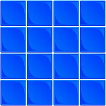 Blue Ceramic Tile Seamless Background Stock Illustration