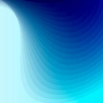Blue cerulean background with abstract waves geometric shapes modern elemen.. Stock Illustration