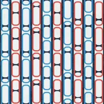 Blue chain seamless pattern. Stock Illustration