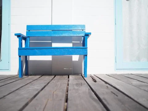 Blue chair Stock Photos