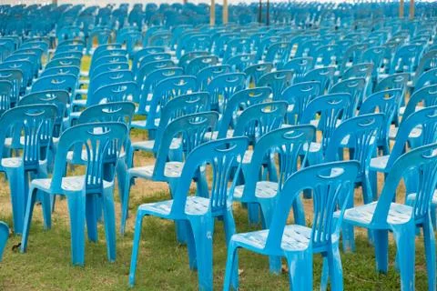 Blue chair Stock Photos