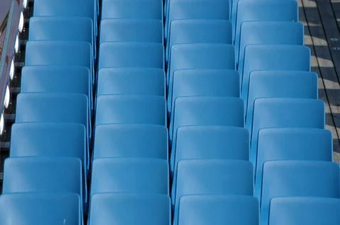 Blue chairs Stock Photos