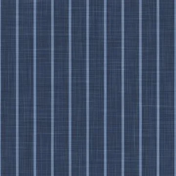 Blue Chambray Pinstripe Texture Background. Classic Preppy Shirting Stripe Stock Illustration