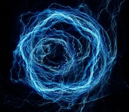 Blue chaos Stock Illustration