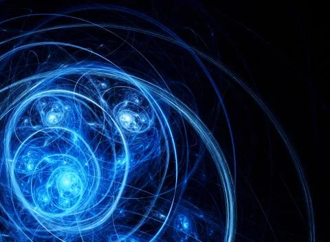 Blue chaos Stock Illustration