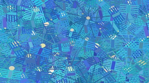 Blue Chaos Looping Background Stock-Footage 47892858