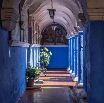 Blue chapel Stock Photos