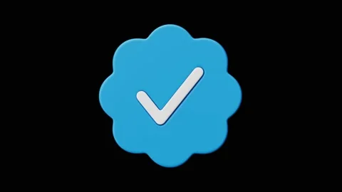 Blue check loop animation Stock Footage 225264835