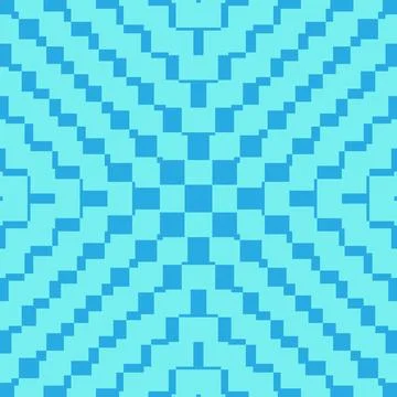Blue check pattern fabric texture background Stock Illustration