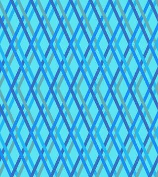 Blue checked pattern, seamless vector background 스톡 일러스트
