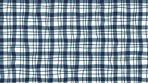 Blue checkered fabric background on a seamless loop Stock Footage 328233680