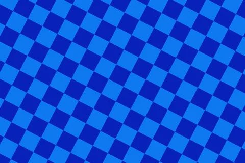 Blue checkered pattern background with geometric squares Stock Illustration