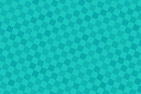 Blue checkered pattern background with small squares design Stock Illustration