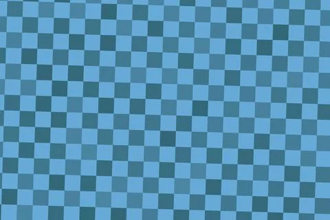 Blue checkered pattern with squares in different shades Stockillustratie