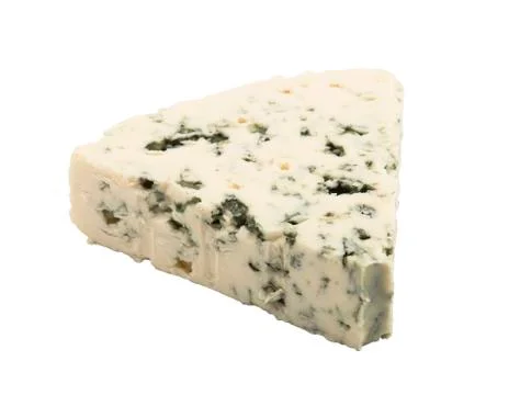 Blue cheese with clipping path Stock Photos