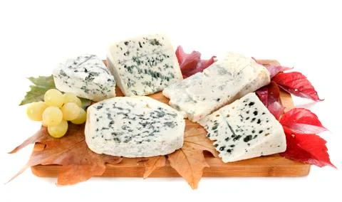 Blue cheeses Stock Photos