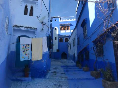 The blue Chefchaouen Stock Photos