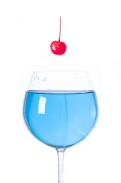 Blue cherry Fotos de archivo