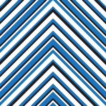 Blue Chevron Diagonal Stripes seamless pattern background Stock Illustration