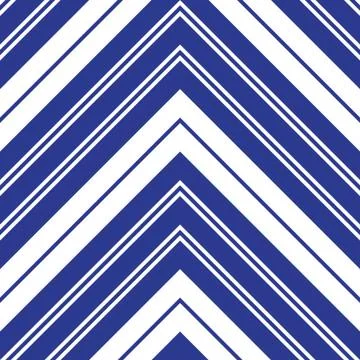 Blue Chevron Diagonal Stripes seamless pattern background Illustrazione stock