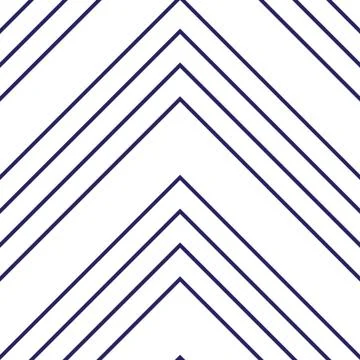 Blue Chevron Diagonal Stripes seamless pattern background Stock Illustration