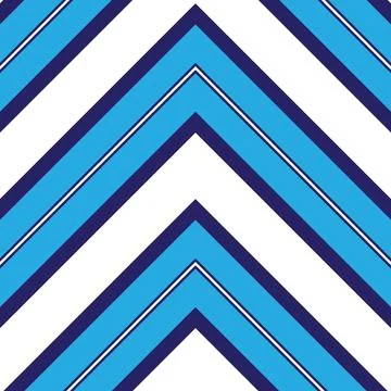 Blue Chevron Diagonal Stripes seamless pattern background Illustrazione stock