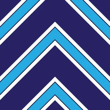 Blue Chevron Diagonal Stripes seamless pattern background Illustrazione stock