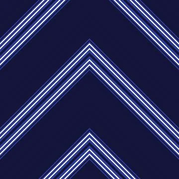 Blue Chevron Diagonal Stripes seamless pattern background イラスト素材