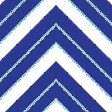 Blue Chevron Diagonal Stripes seamless pattern background イラスト素材