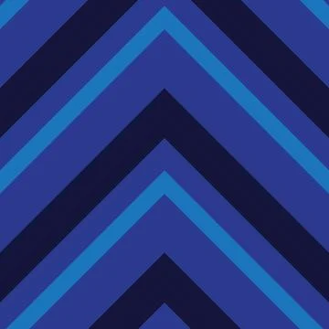 Blue Chevron Diagonal Stripes seamless pattern background イラスト素材