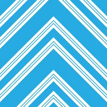Blue Chevron Diagonal Stripes seamless pattern background イラスト素材