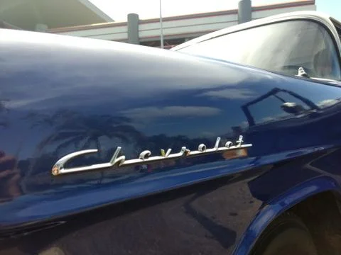 Blue Chevy Stock Photos