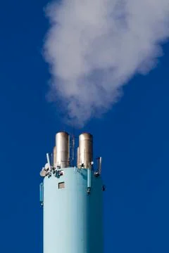 Blue chimney Stock Photos